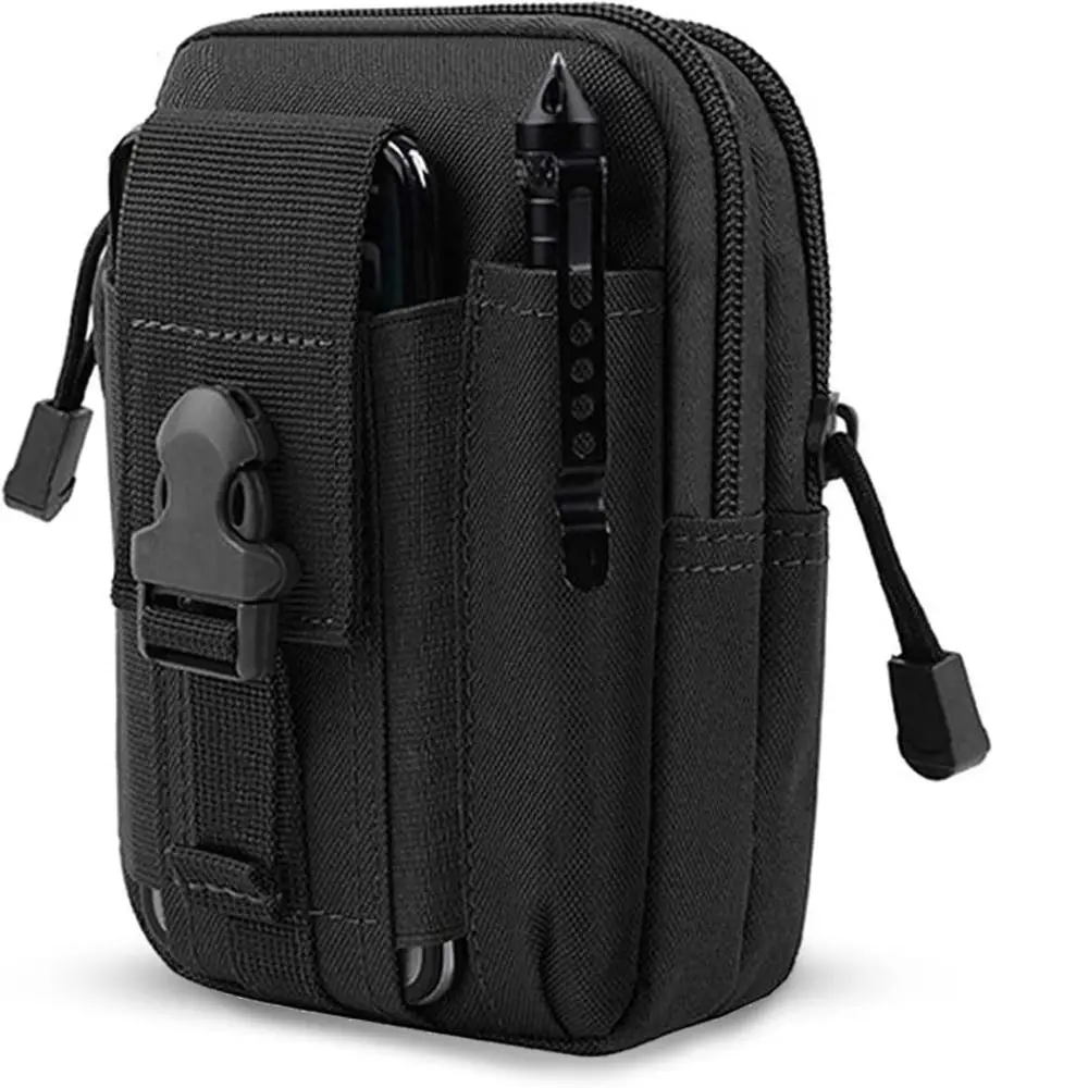Oxford Cloth Waist Fanny Pack Large Capacity Waterproof Running Sports Belt Bag Multiple Layers Breathable Climbing Belt Bag