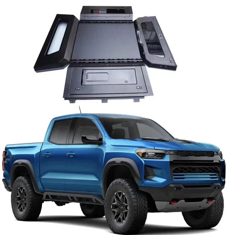 KQX Best SellingAluminum Alloy Hardtop Tonneau Cover 4x4 Pickup Trucks ZR2 C  Models Bed CanopyHigh Quality