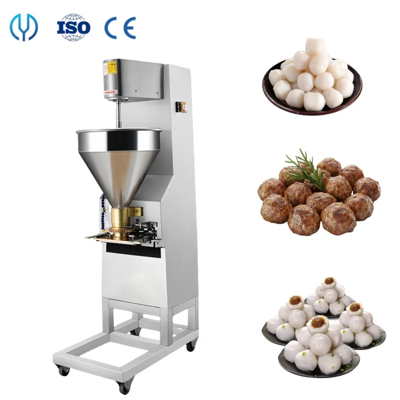 

300-3000pcs/min Chicken Meatball Forming Machine Fishball Meat Ball Maker Vegetable Stuffing Ball Forming Machine