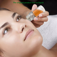 Derma 20pin Golden Needle Titanium Microneedling Hydra Stamp Pin Serum Applicator Skin Care Therapy Reusable Micro Needle