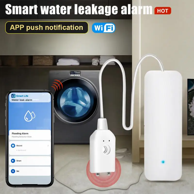 4/2/1 PC WiFi น้ํารั่วเซนเซอร์น้ําท่วมน้ํารั่ว Smart Home Automation ที่อยู่อาศัยความปลอดภัยป้องกัน Smart Life APP