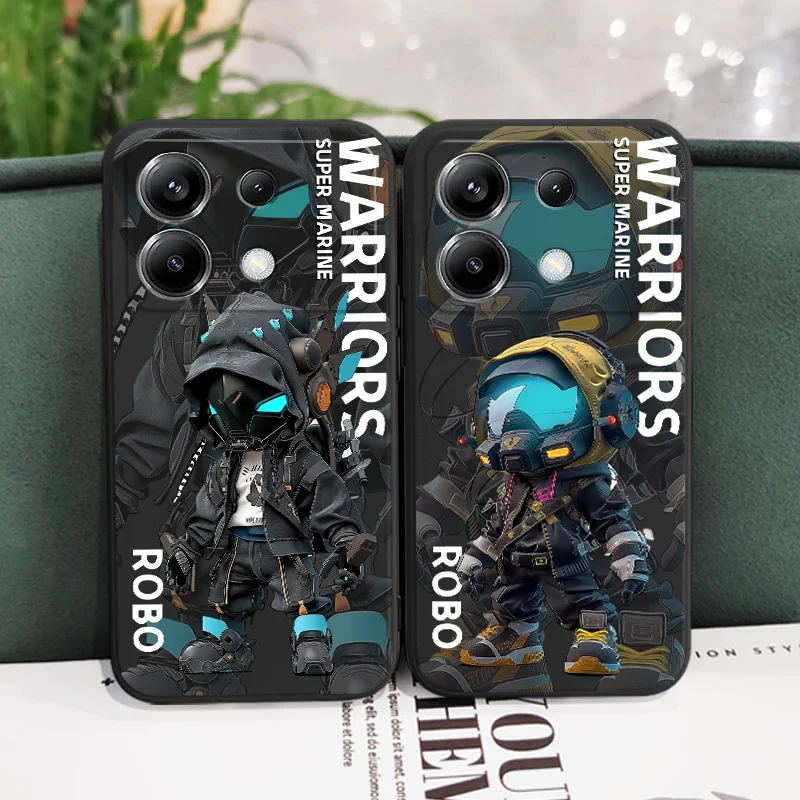 Trendy Cool Boy Phone Case For Xiaomi Poco F8 F7 X6 F6 M6 M5 M5S F5 X5 F4 X4 M4 F3 M3 X3 Pro 4G 5G GT Silicone Cover