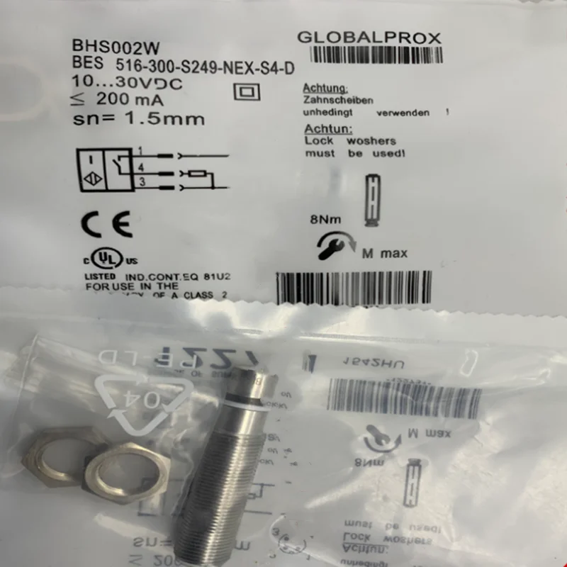 

New BES 516-300-S249-NEX-S4-D Proximity Switch Sensor