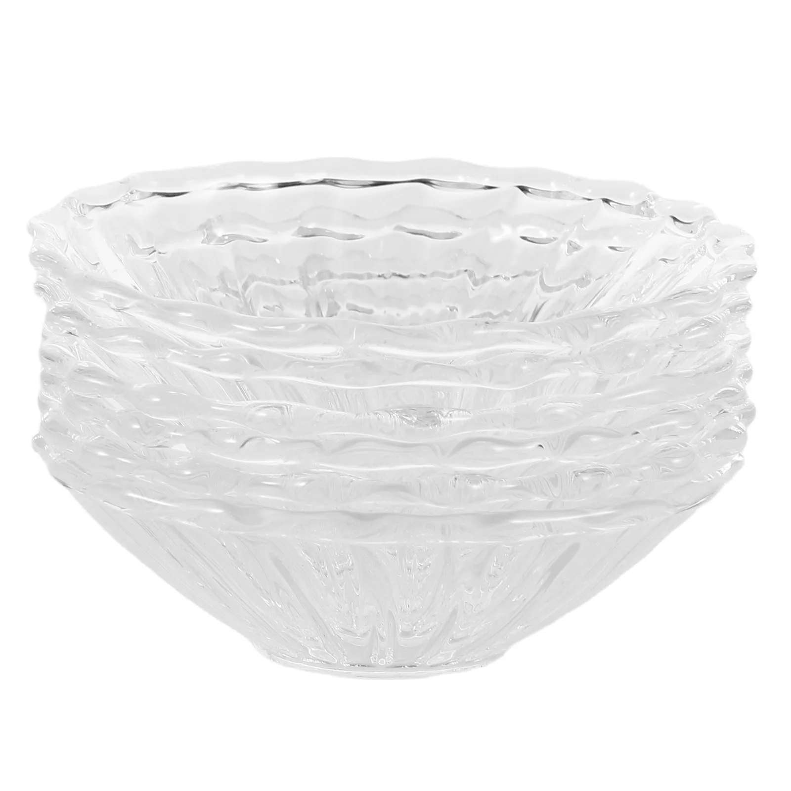 

6 Pcs Drip Protection Plate Candles Protectors Clear Wax Holder Decorative Glass Catcher Hourglass