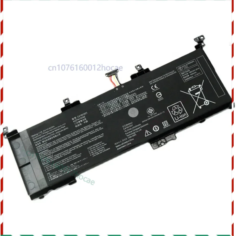 بطارية كمبيوتر محمول ل ASUS C41N1531 S5VY GL502VS G502VY FX502VS FX502VY G502VS