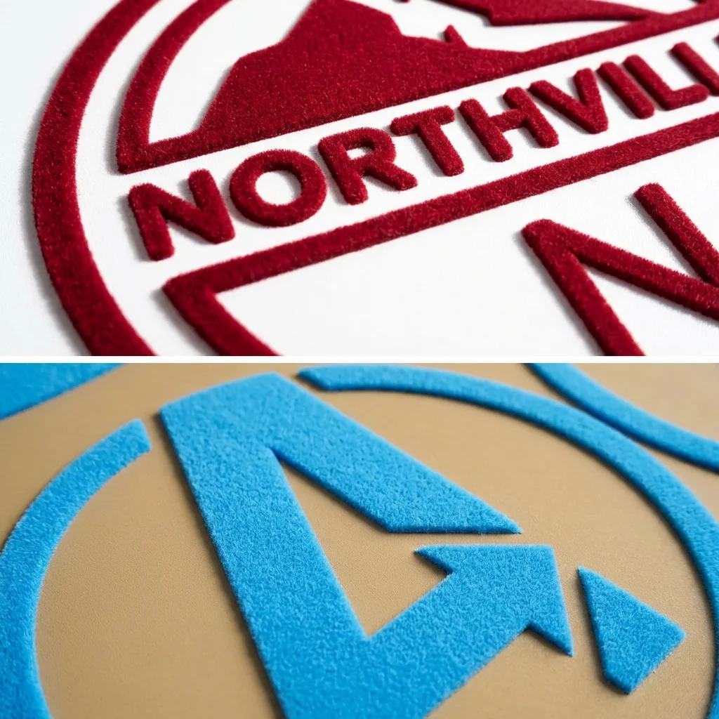 Premium Flock Heat Transfer Vinyl Film Soft Velvet Texture Multi-color for Apparel High Wash Resistance Easy Cut & Weed