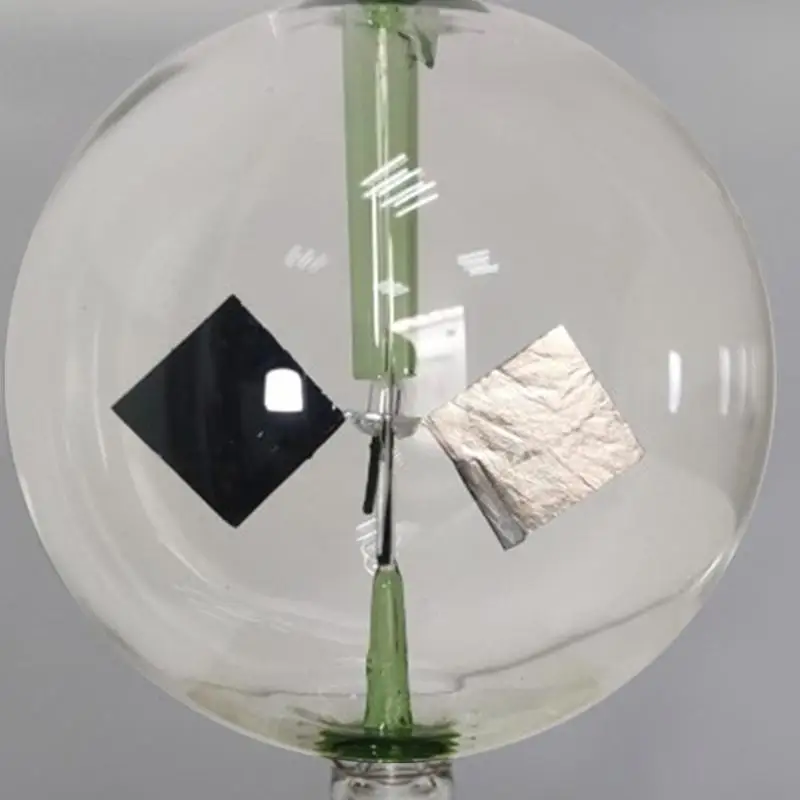 M7DA 4 Rotating Glass Windmill Solar Powered Crookes Radiomter Light Meill
