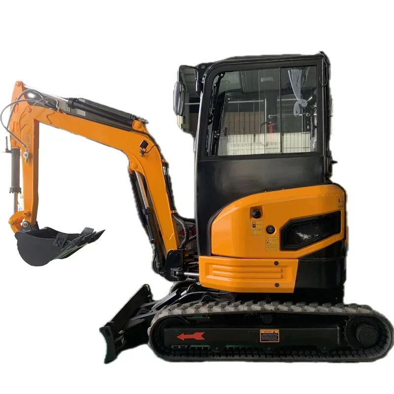 Customized Factory Low Price 2.5 Ton Closed Cab Excavator Small Digger Bagger Euro 5 EPA Hydraulic Mini Excavator