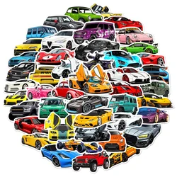 10/30/50PCS Cartoon New Cool Sports Car personalizzato Graffiti Creative Sticker scrivania chitarra Computer adesivo impermeabile all'ingrosso