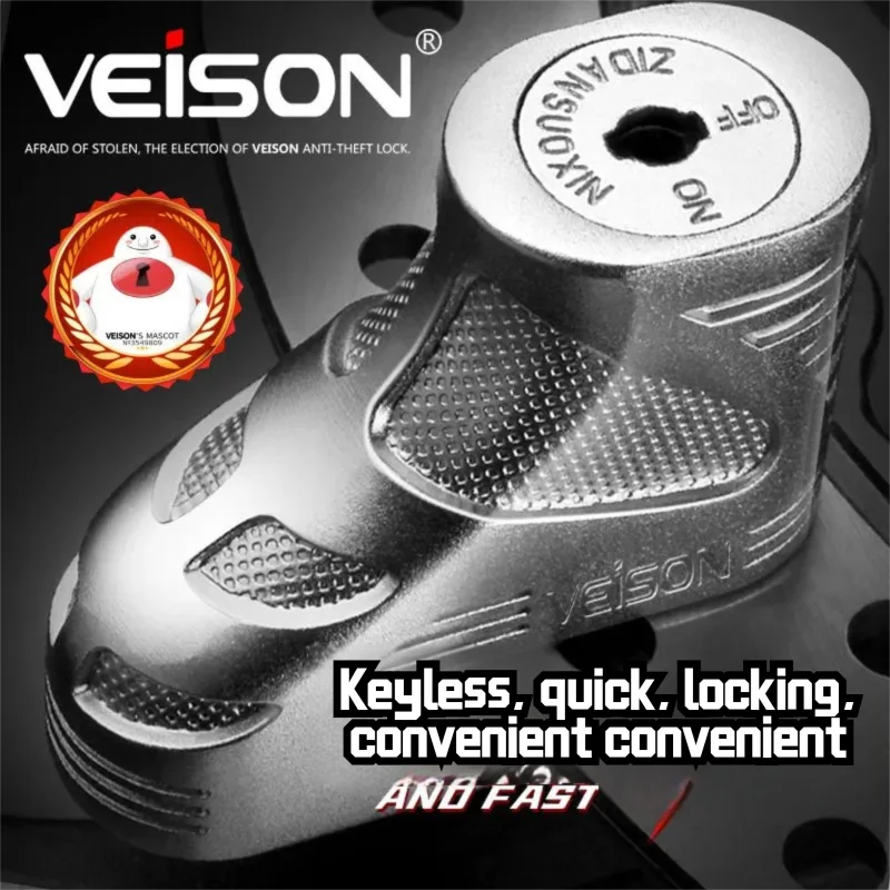 

Waterproof Motorcycle Lock Motorbike Alloy LockScooter Disc Lock Moto Theft Pretection Brake Security Disk Lock Moto Locks