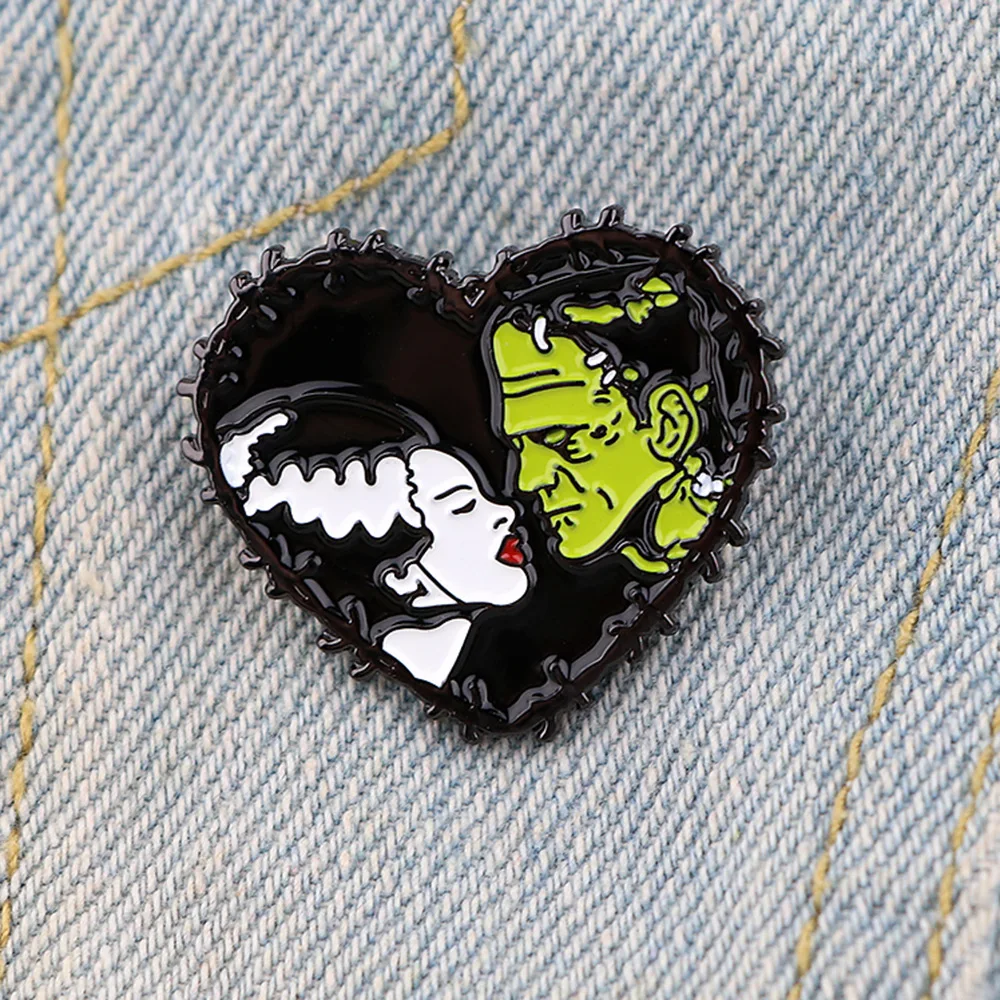 Creepy Kid Mom Brooch Pin Badge Alloy Clothing Backpack Jewelry Accessories Cross Border Foreign Trade Hot Selling Latest - view 2