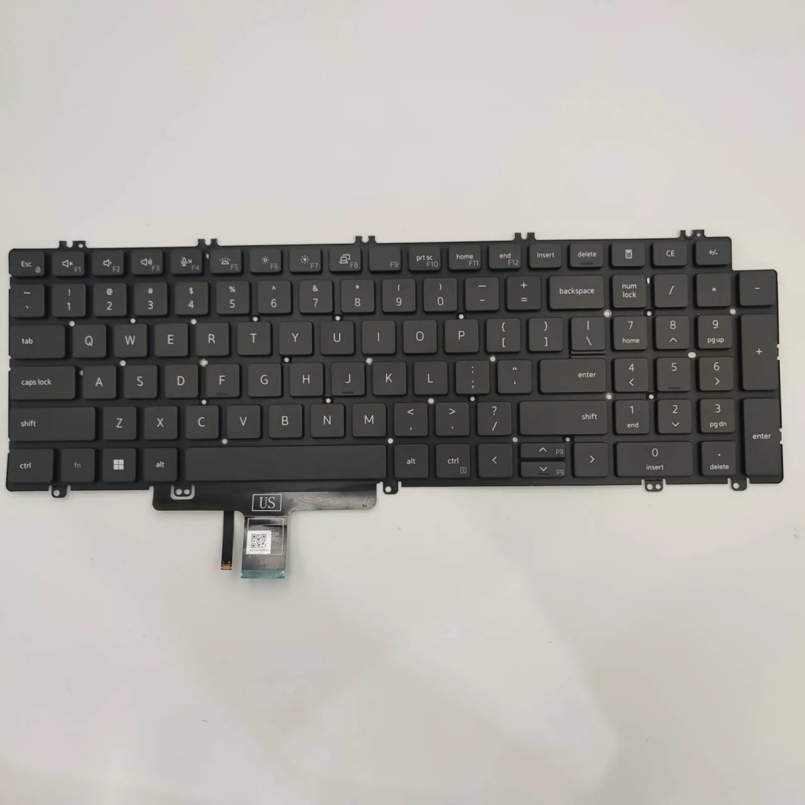 Клавиатура ноутбука Dell Precision 3560 3561 Latitude 5521 5520, американская раскладка