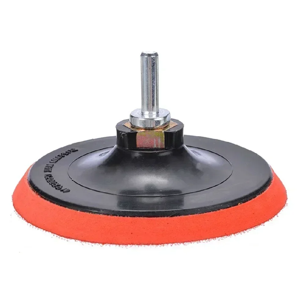 5inch 125mm Backing Pad Hook And Loop Buffing Pad Rotary Sanding Discs Car Polisher For Auto Polishing With Drill Adapter