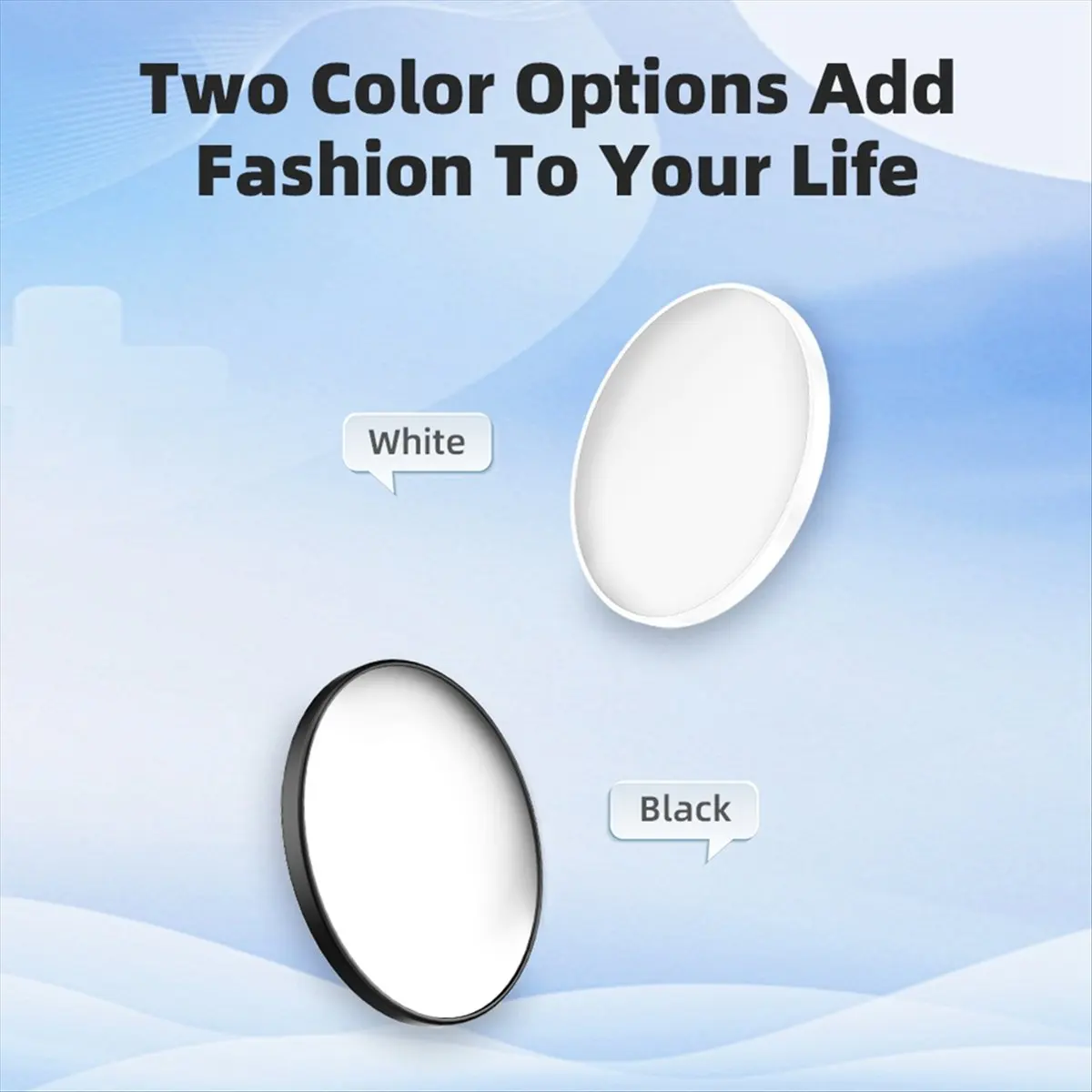 A10I Magnetic Mirror Smartphone Selfie Vlog Mirror High Definition Reflective Selfie Phone for Photo Video Black