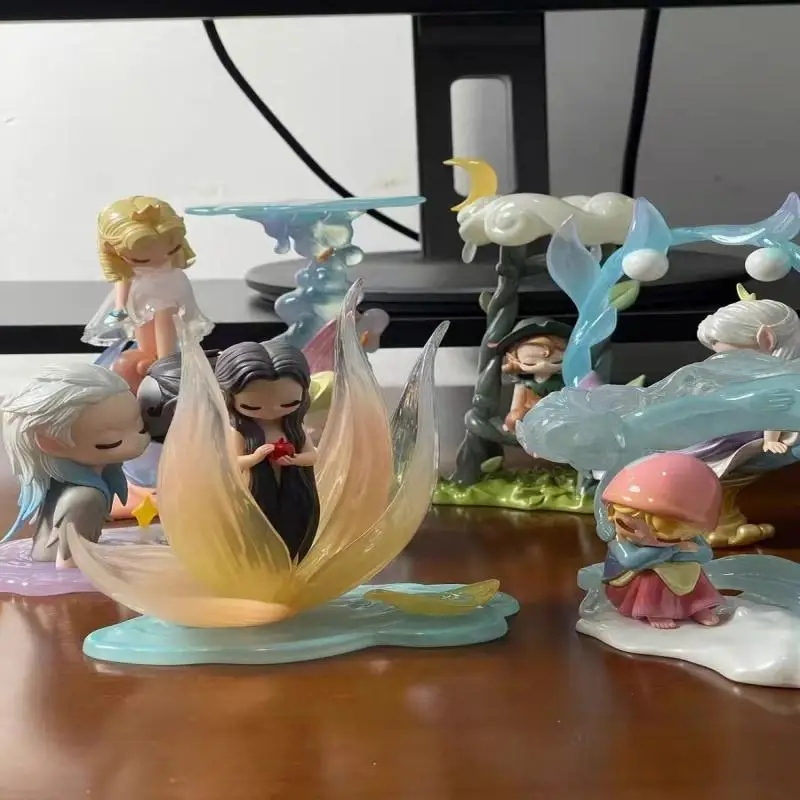 

Подлинная серия 52 игрушек для сна, фантазийные истории, слепая коробка, кукла ручной работы, милое украшение для рабочего стола для девочек, подарок на Рождество и день рождения