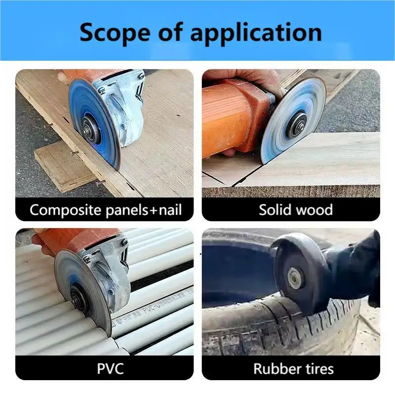 110mm Woodworking Saw Blade Solid Wood Board Aluminum Alloy Cutting Blade 4-inch Angle Grinder Alloy Multi Tools