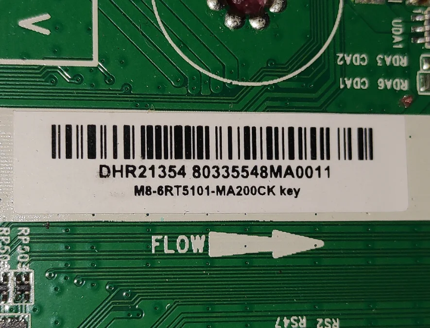 ¡Envío gratis! Placa base de TV tres en uno, 40-6RT51M-MAC2HG M8-6RT5101-MA200CK, bien probada