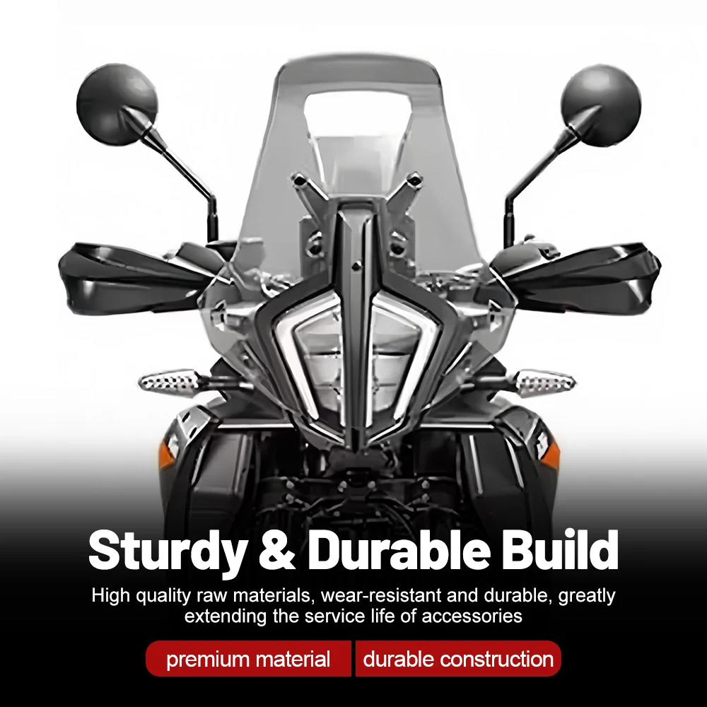 New motorcycle headlight protector for 790 Adventure ADV and 890 ADVENTURE 2023 and 2024 models, transparent protective cover.