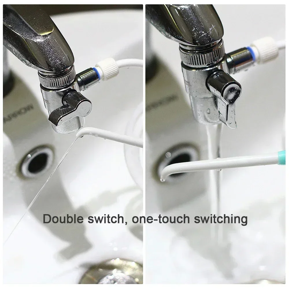 Faucet Oral Irrigator Water Jet Teeth Cleaner Dental Flosser Teeth Cleaning Oral Care Implements Toothpick Dental Irrigator gallery 5