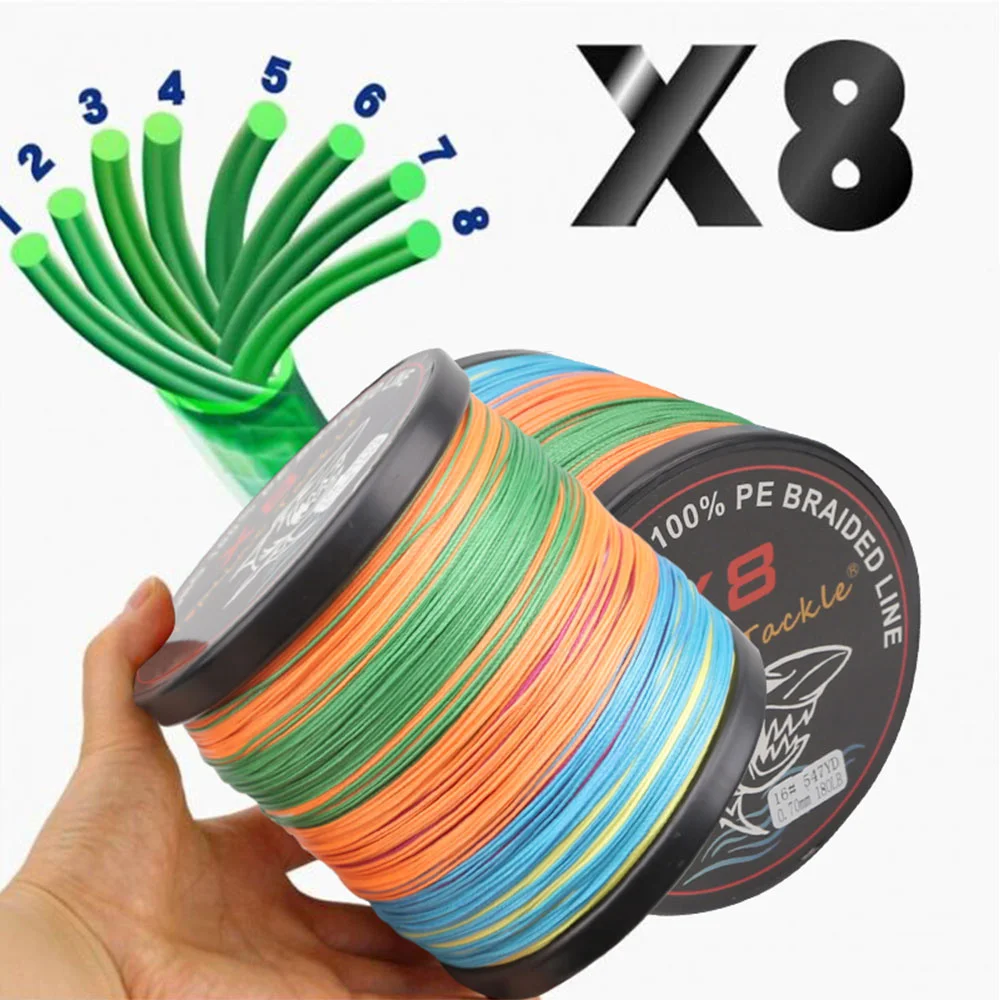 

BETTER LEADER Braid Line x8 Pesca Carp Line Multifilament Fly Wire Japanese PE Line Saltwater 100M Strength 3.6-136.1kg