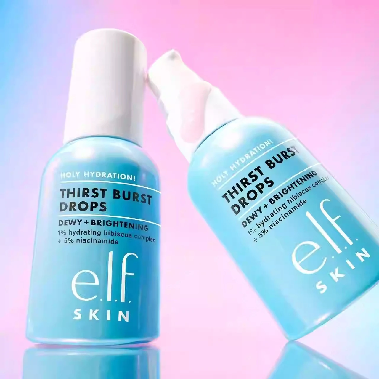 ELF Luxury Brand Essence Moisturizes Improves Skin Mildly Whitens Brightens Skin Tone Glossy Water Light Skin Beauty Products