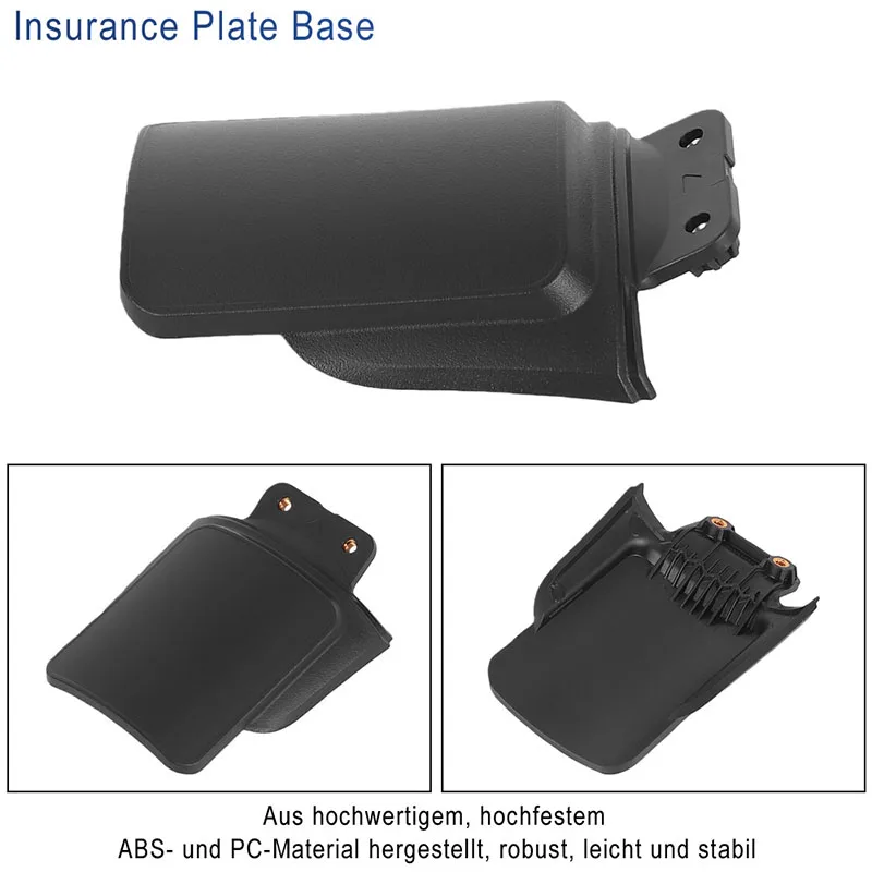 

Electric Scooter Plastic Rear Fender Insurance Plates Base For Ninebot MAX G3 Scooter Rear Fender License Reflective Shell Parts
