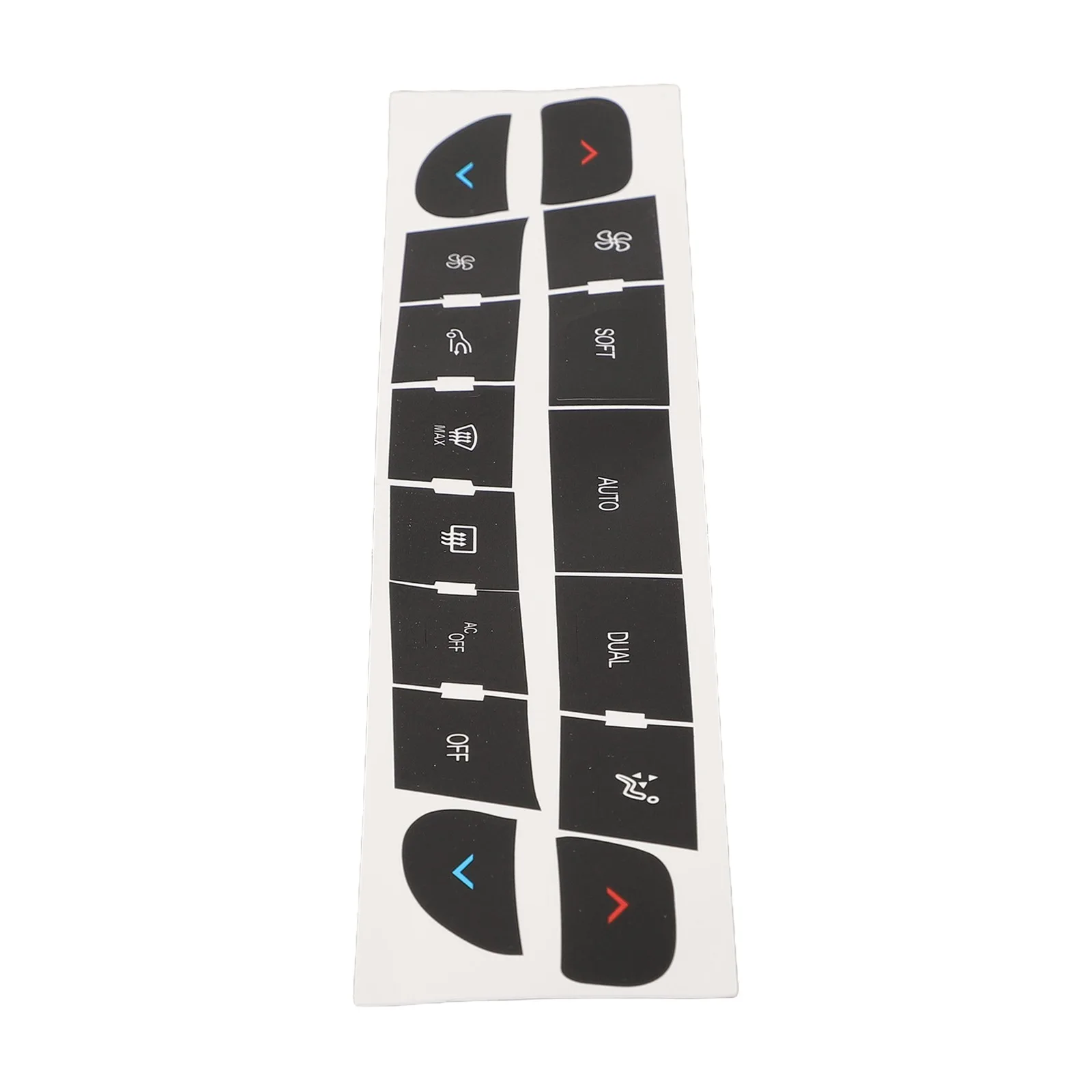 Car Interior Button Repair Decal Sticker Air Condition Climate Control Button Repair Sticker For Megane For Master