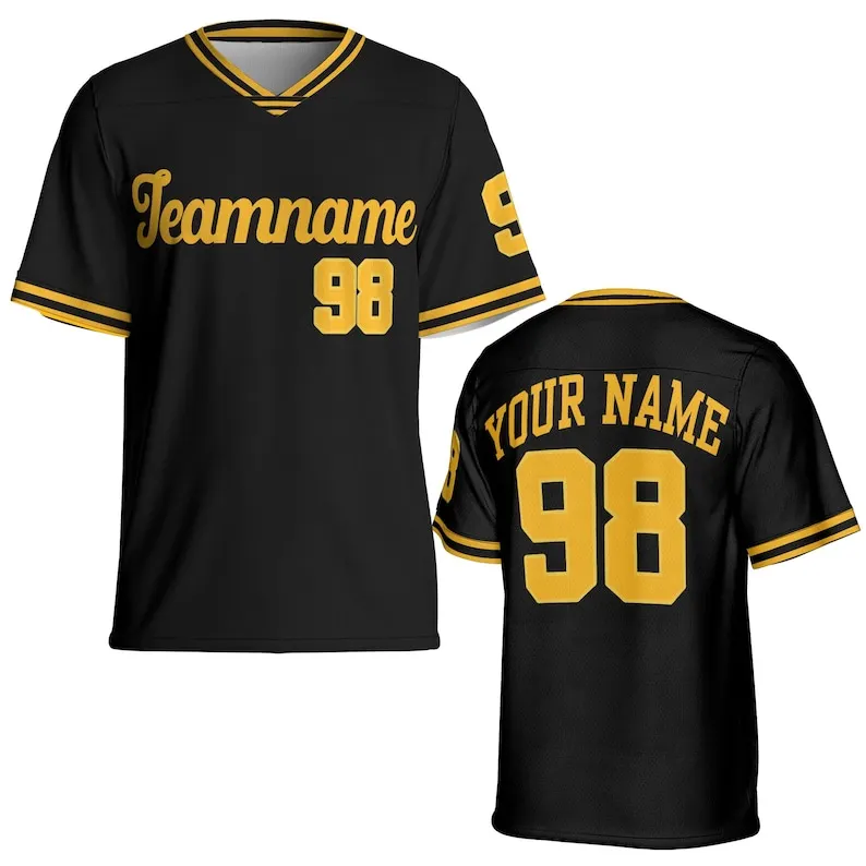 Personalized Team Name Football Jersey For Men Women Custom Embroidery Football Jersey Personalized Shirts Short Sleeve Jersey