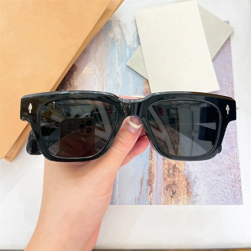 JMM FELLINI Rectangle Style Luxury Woman Sunglasses Eyewear Male Sunglasses Men Special Design Shades in Trend For Travel