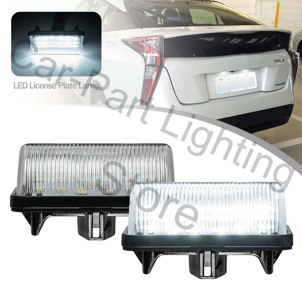 For Toyota RAV4 Mirai Lexus ES300h UX200 UX250 Canbus No Error LED License Number Plate Light Rear Taillight#8120433030