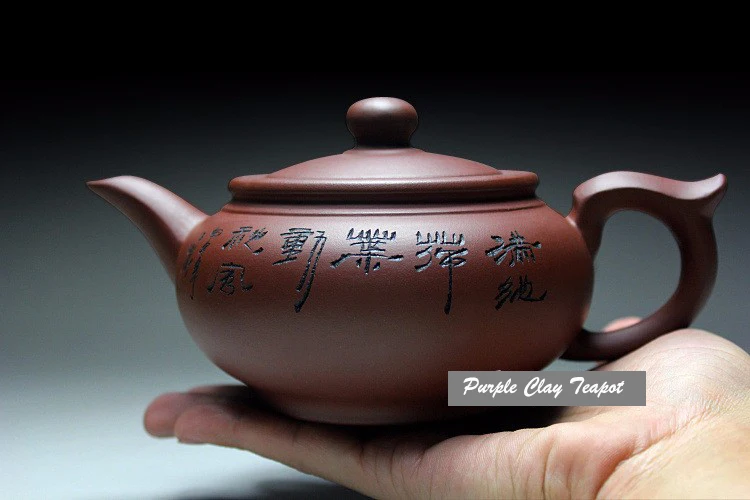 Yixing purple clay Teapot Tea Pot 400ml Handmade Kung Fu Tea Set Teapots Ceramic Chinese Ceramic Clay Kettle Gift Safe Packaging