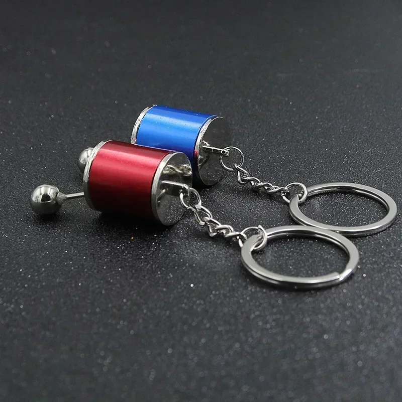 Metal Keyring Creative Car Shifter Keychain Six-Speed Gear Stick Knob Gearbox Model Key Antistress Adults New Fidget Toys