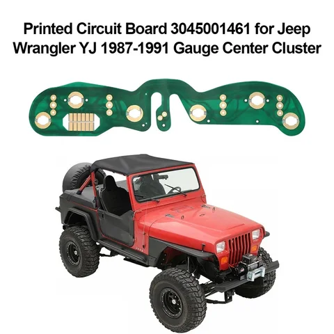 Печатная плата 3045001461 для Jeep Wrangler YJ 87-91, центральный кластер датчика