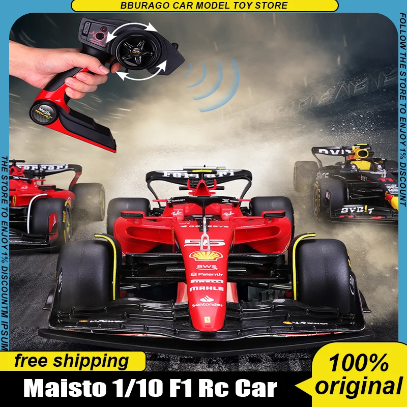 New In Stock Maisto 1:10 Formula Racing Rc Car Alloy Miniature Diecast Model Tech R/C Red Bull Rb19 Ferrari Sf23 Toys Kid Gift