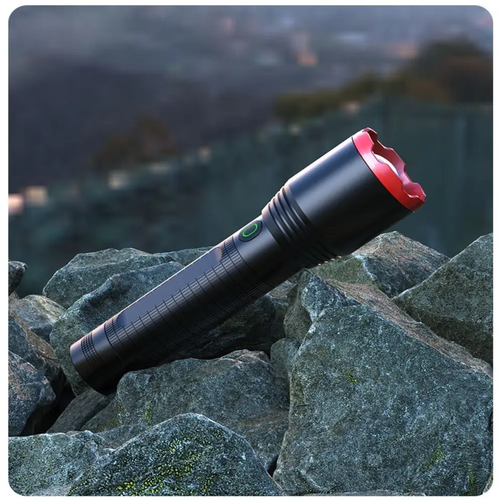 

Водонепроницаемый фонарик высокой мощности, масштабируемый портативный фонарик для кемпинга, яркий фонарик для рассеивания тепла, фонарик для кемпинга