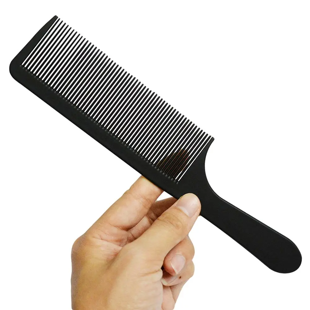 Beauty Anti-static Plastic  Heat Resistant  Hairdressing Flattop Hair Cutting Comb Detangling Salon Styling Tool