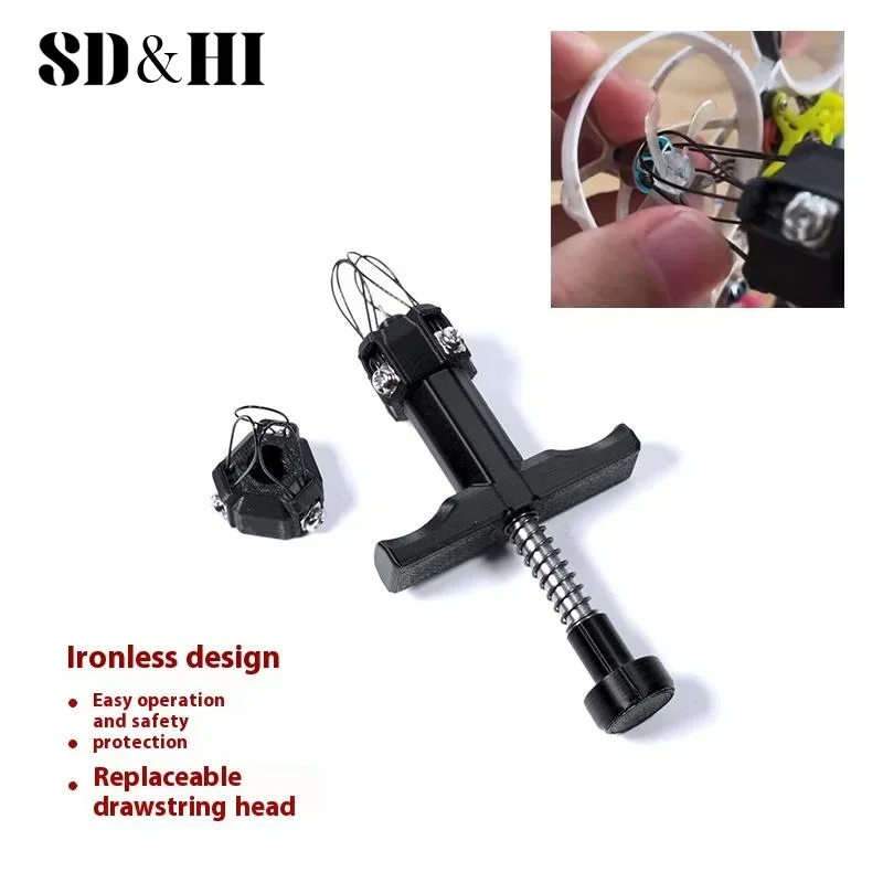 1Set 1S 2S FPV Racing Drone Prop Removal Tool Rope-pulling Design Propeller Puller For Beta FPV Air65/Air75 Meteor75 Pro