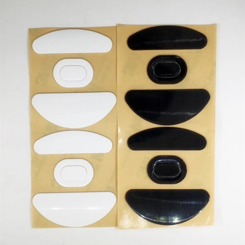 2 Sets/pack PTFE Mouse Skates For SteelSeries Aerox 5 Aerox 9 White Black Smooth Mice Feet Glides