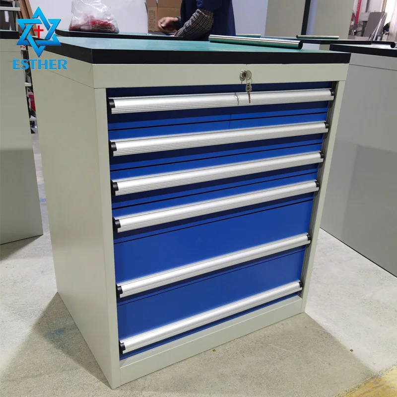 Airow Workshop Heavy Tool Cabinet, Industrial Hardware Parts Storage Tool Cart Thickened Steel Drawer Cabinet