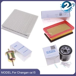 4PCS/SET Filters For Changan CS15 Air Filter Element, Air condition Filter Gasoline Oil Filter