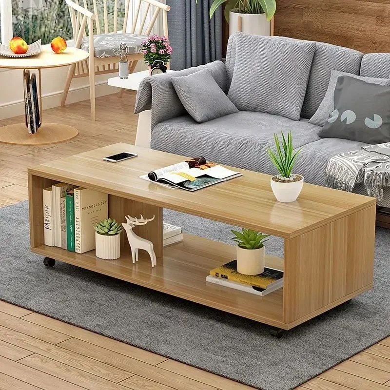 New 100*40cm Special Offer Coffee Table Side Table Portable Simple Small Coffee  White Mode