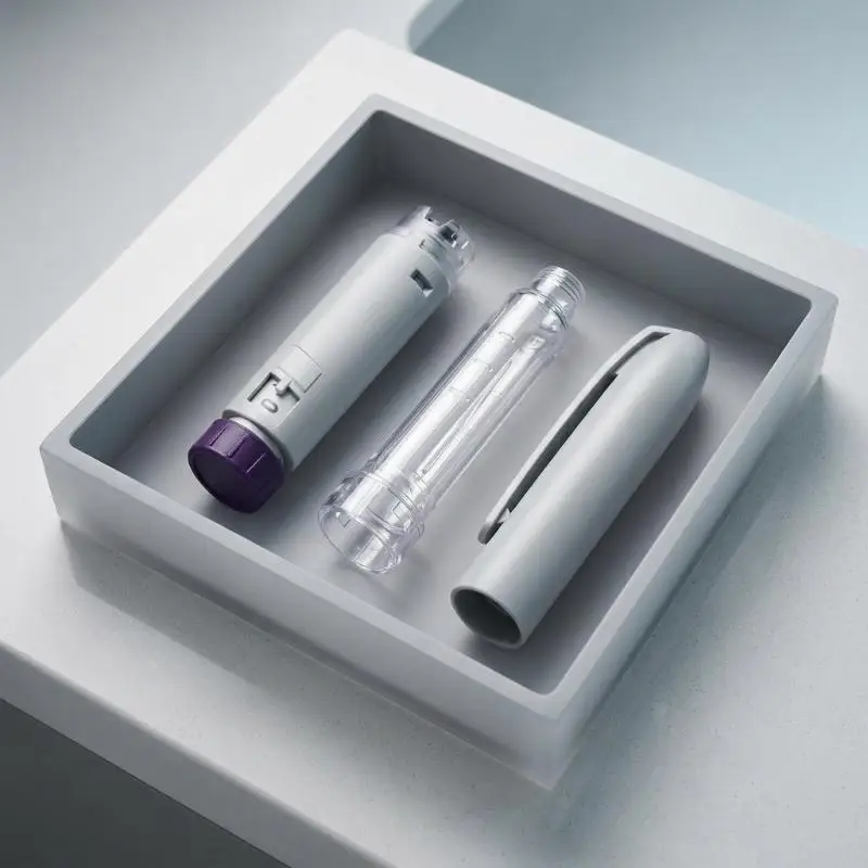 Injection Pen Reusable Precise Scale Dosing Injector Comfort Non-Slip Grip Lightweight Handheld Injecting Tool