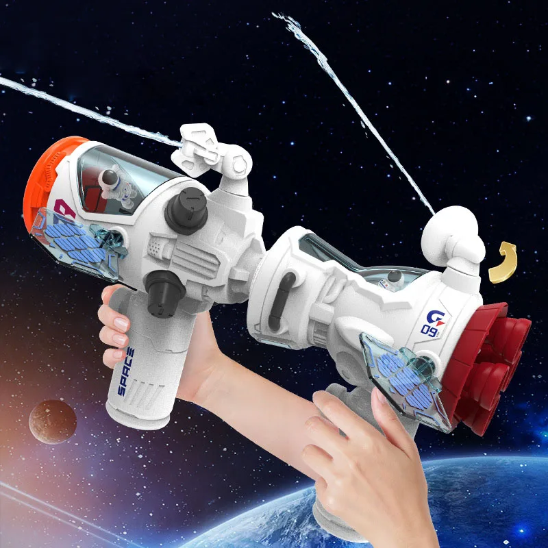 

Spacecraft Watergun Pistol Water Gun Shooting Toy Boys Summer Pool Beach Party Game Water Blasters Gun Toy For Kids Outdoor Gift