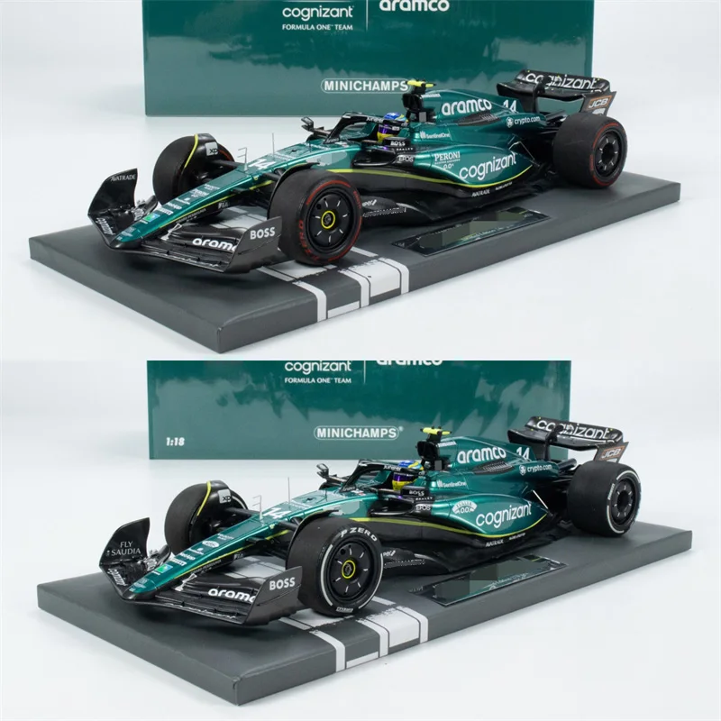 

MINICHAMPS 1:18 ARAMCO COGNIZANT F1 TEAM #14 FERNANDO ALONSO AMR23 2023 3RD AUSTRALIAN GP / Saudi Arabia Model Car