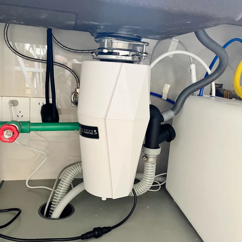 

Кухонный бытовой новый мощный кухонный комбайн для мусора. Для мокрого кухонного питания. Канализационная дробилка. новый стиль