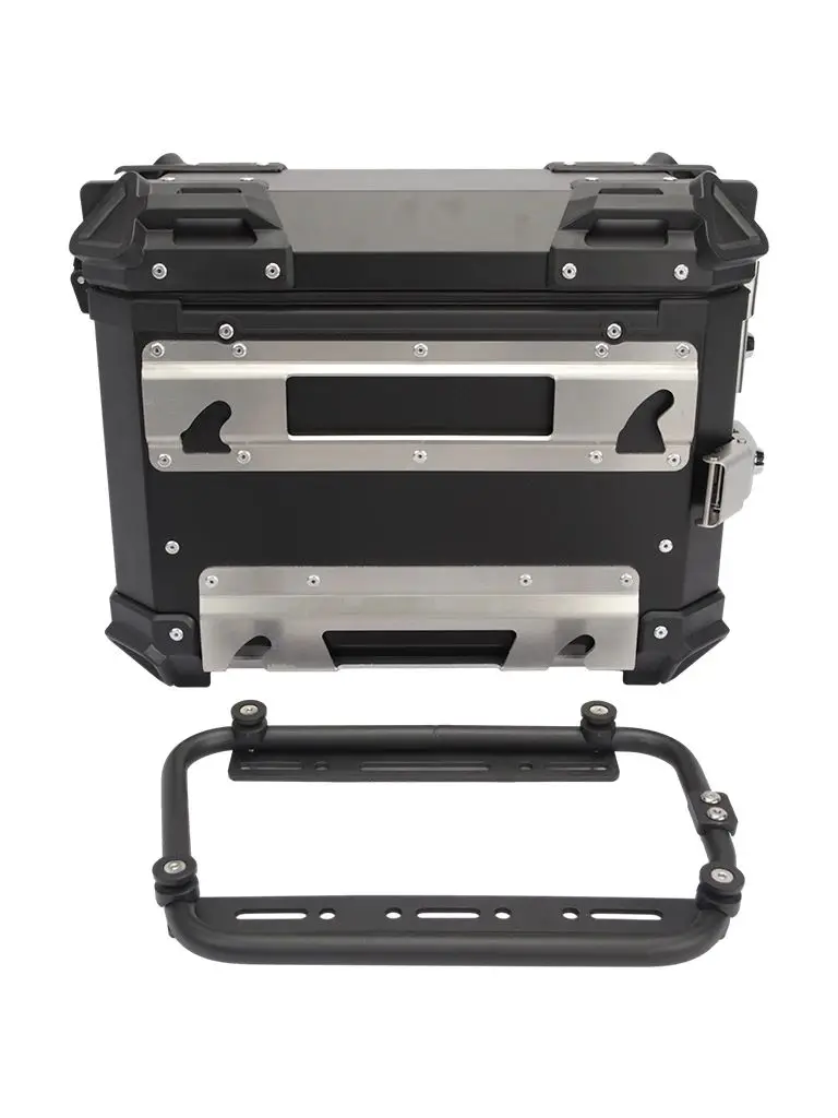 Joint de boîte latérale pour moto, rainure de boîte latérale mobile et détachable rapide pour installation de boîte latérale en alliage d'aluminium