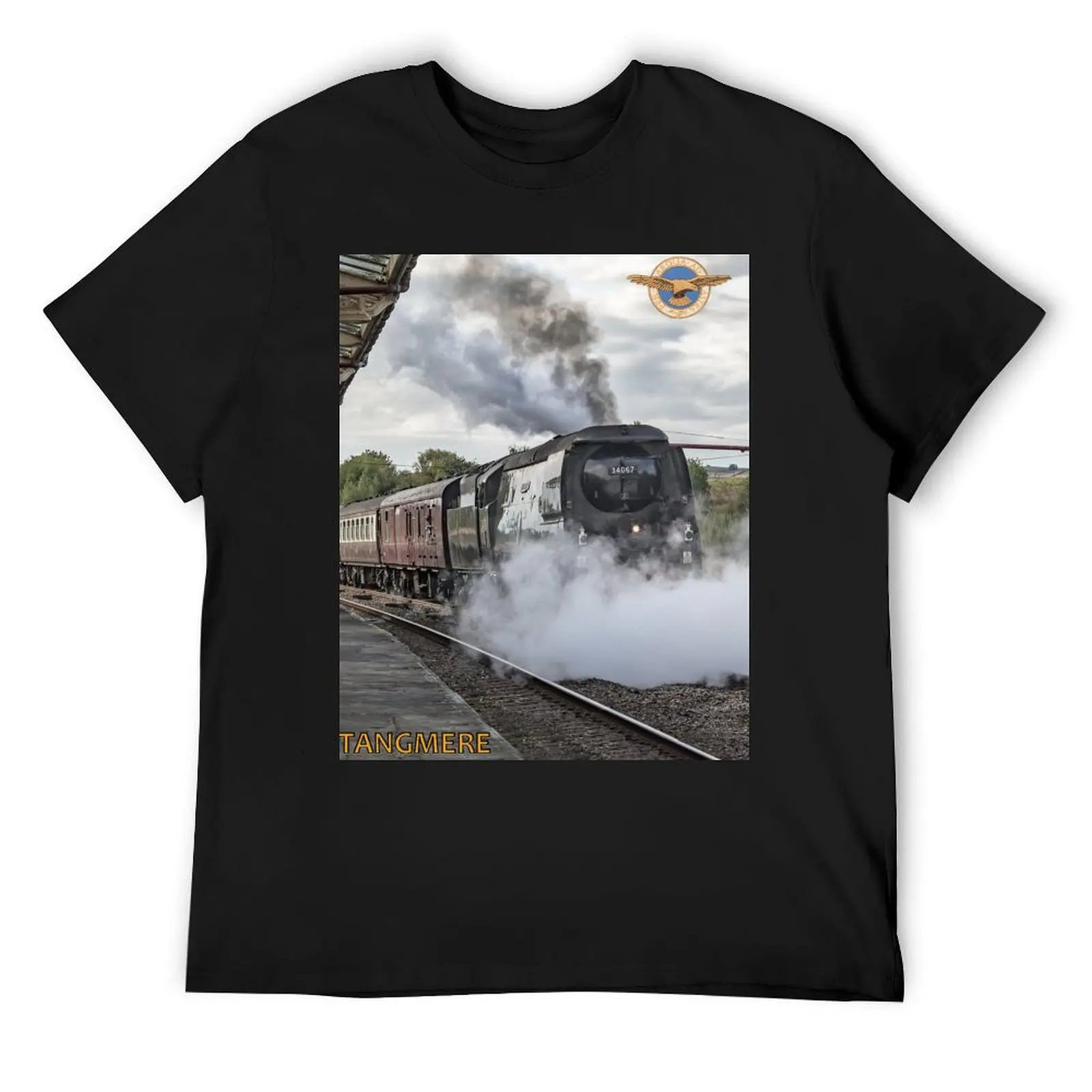 

Steam train Tangmere 34067 T-Shirt animal prinfor boys plus sizes mens t shirt graphic