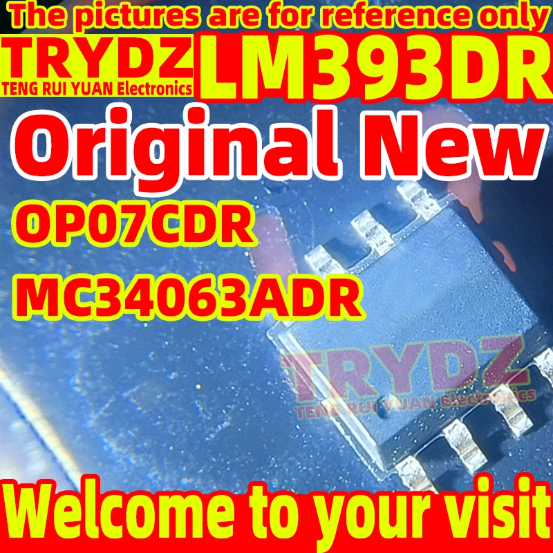100-10pcs Original New MC34063ADR MC34063ADR2G LM393DR OP07CDR SOP8