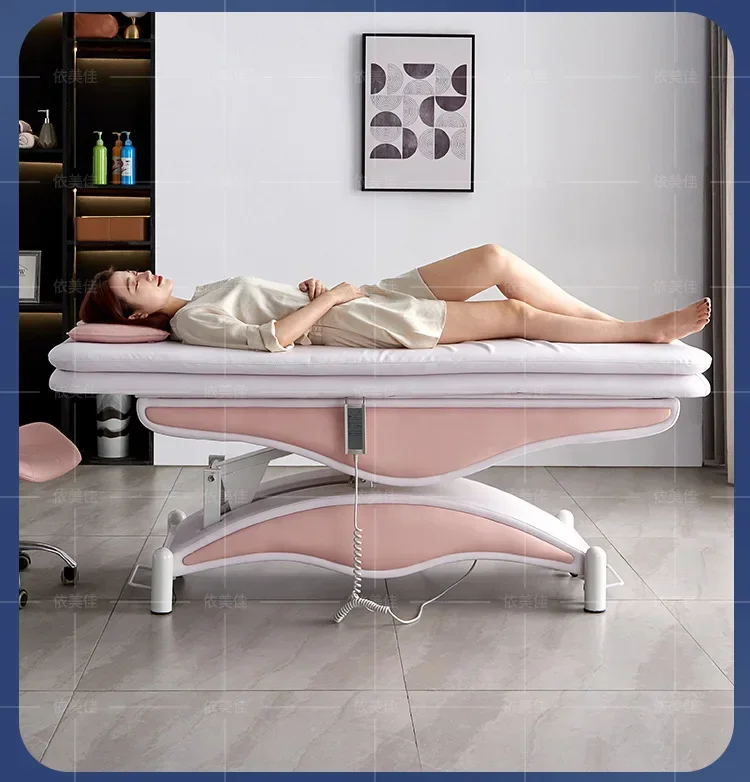 

Automatic lifting multi-functional tattoo bed Beauty salon special electric beauty massage bed стол массажный складной