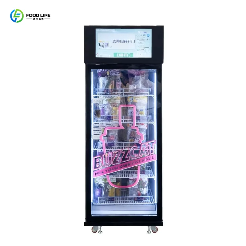 FL Unattended Retail DIY Cocktail Vending Machine with AI Recognition System for Clubs Bars Customized